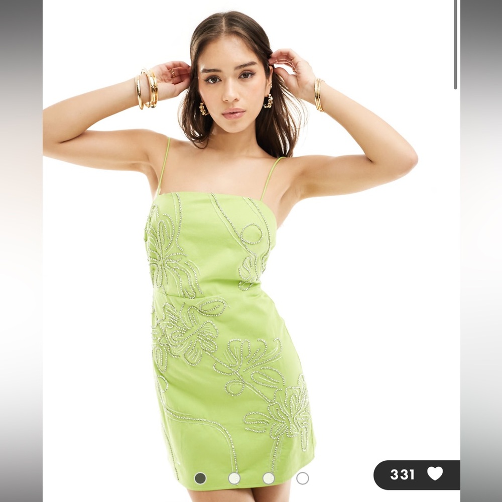 ASOS embellished mini dress